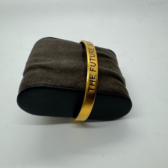 The Future is Female adjustable cuff bracelet - Picture 2 of 6